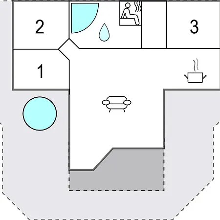 Beautiful In With Sauna Casa de Férias Nordenbro Vesteregn
